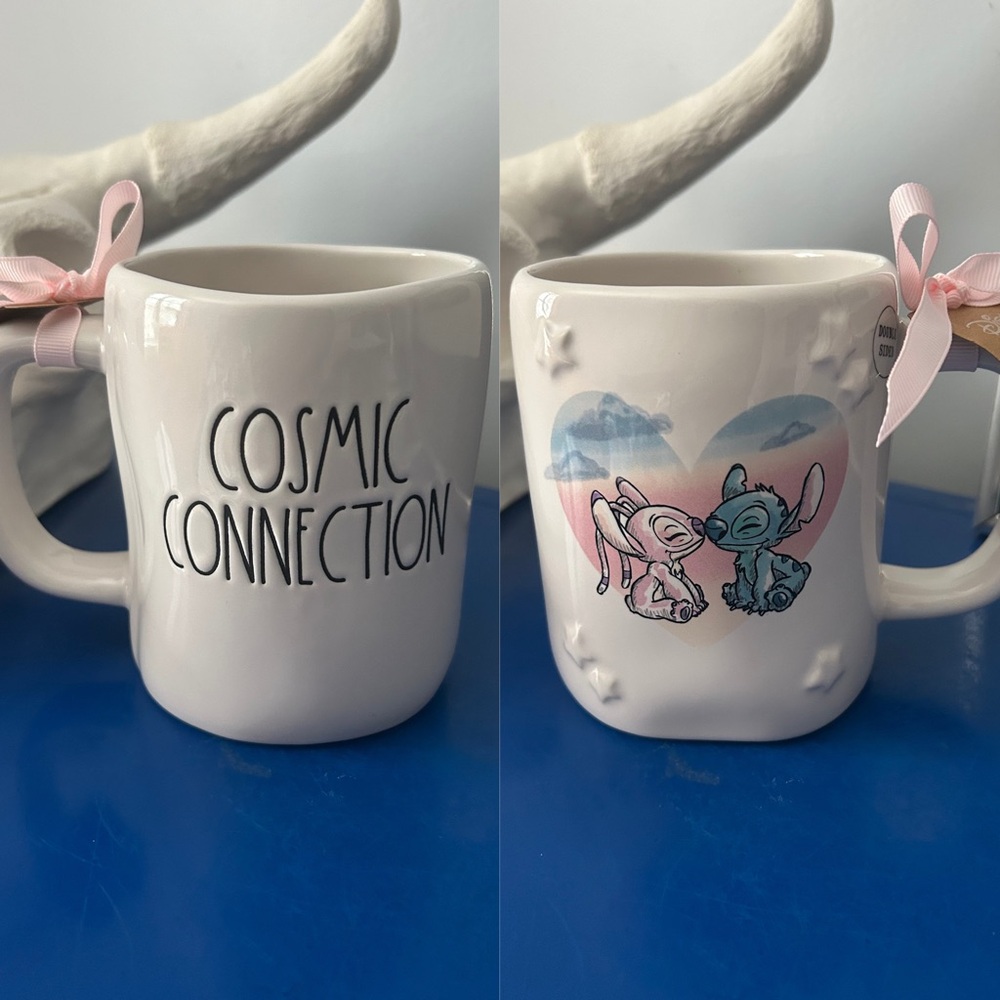 Rae Dunn Disney Lilo & Stitch Lilo and Angel Cosmic Connection Mug